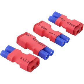 4pcs No Wires Connector: EC2 Male to Female T-Plug Style Adapter(C37-4)
