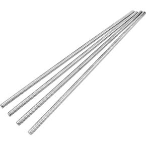 4pcs M10 x 250mm Fully Threaded Rod, M10-1.5mm Thread Pitch, 304 Stainless Steel Long Threaded Screw, Right Hand Threads (M10 x 250mm) in Kuwait
