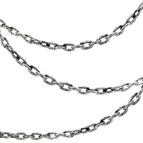 3 Pack 6 Feet Halloween Chains Bulk Prison Chain Plastic Chains Props Decoration for Cosplay Party Carnival Accessory