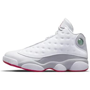 Jordan Men's 13 Retro Wolf Grey White/True Red-Wolf Grey (414571 160) - 13