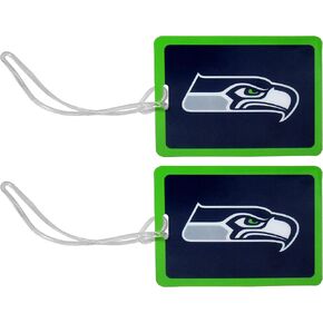 Siskiyou NFL Unisex Vinyl Luggage Tag, 2pk , Blue