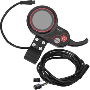 Keenso Electric Thumb Throttle, 24V 36V 48V 60V E-bike Thumb Throttle with Display for Electric Bike Scooter(48V)