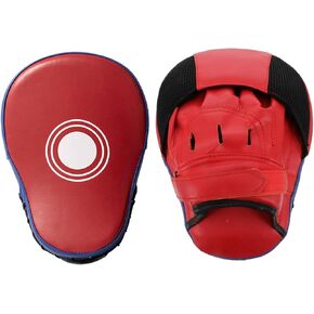 Karate Punching Mitts PU Punch Pads Gloves for Martial Arts Training Boxing Kickboxing Sparring Five Fingers Hand Pads for Kids and Adults