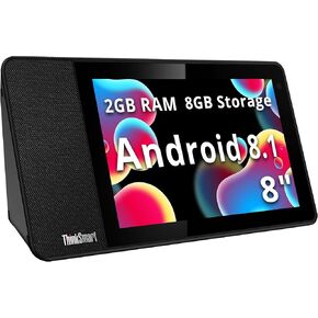 Lenovo Tab M8 Tablet, HD Android Tablet, Quad-Core Processor, 2GHz, 32GB Storage, Full Metal Cover, Long Battery Life, Android 10 Pie, Iron Grey