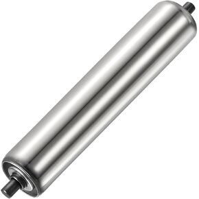 YOKIVE Conveyor Roller, Stainless Steel Roller Replacement | Smooth Movement, Great for Factories, Warehouses Use (Silver, 2 Inch Dia, 12 Inch Length)