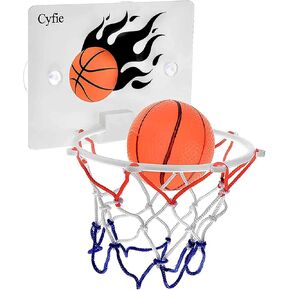 Cyfie Mini Basketball Hoops، 14 بوصة مزدوجة الجوانب رمي السهام ألعاب الرماية سلام دنك، كرة السلة، الكرات اللزجة، أطواق كرة السلة للأطفال في الأماكن المغلقة هدايا للأولاد والبنات ألعاب الأطفال الصغار