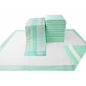 Bed Pads with Adhesive Strips 30'' X 36'' Disposable Underpads Extra Large Thicker Incontinence Pads for Unisex Adult, Senior, Kids and Pet (10 Count)