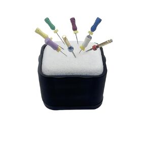 Endo File Clean Stand, YOUYA DENTAL Instant Detailing File Cleaning Sponge Dental Endodontics Cleaning Holder High Temperature Resistance Professional Sponge Box Ring Organizer Rack Refill Cushion