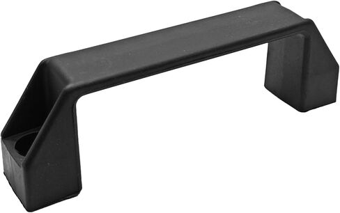 4 قطعة مقابض سحب بلاستيكية سوداء مربعة 120 مللي متر مقابض مربعة في المراكز ، مناسبة لمقابض خزانة المعدات الميكانيكية للأمتعة in Kuwait