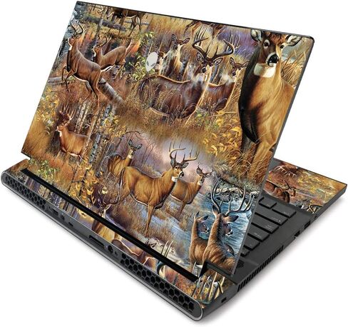 MightySkins Skin for Alienware m17 R2 (2019) - القنوات | غطاء ملتف واقٍ ومتين وفريد ​​من نوعه من الفينيل | سهل التطبيق والإزالة وتغيير الأنماط | صنع في الولايات المتحدة الأمريكية in Saudi Arabia