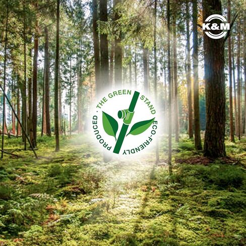 K&M König & Meyer 16250.000.55 Guitar Wall Mount Hanger | Creative Display and Storage | Adjustable Rubber Covered Support Arms | Fits Most Guitar Shapes | Sturdy - Secure | German Made | Black in Kuwait