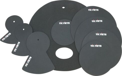 Vic Firth Vic Firth Mute Prepack w/ 10", 12", 14"(2), 20, Hi-Hat And Cymbal (2) in Saudi Arabia