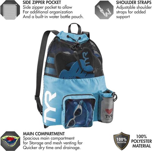 TYR LBMMB3401ALL Big Mesh Mummy Backpack Navy All in Saudi Arabia