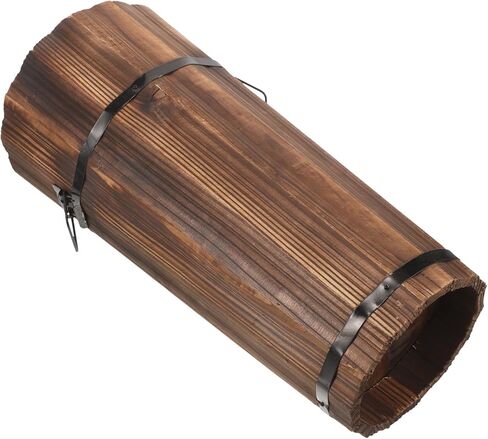 Luxshiny مظلة خشبية حامل مدخل مظلة ريفي حامل مظلة قائمة بذاتها دلو برميل رف قصب المشي العصي نوادي الغولف منظم زهرة مزهرية أرضية للشرفة in Kuwait