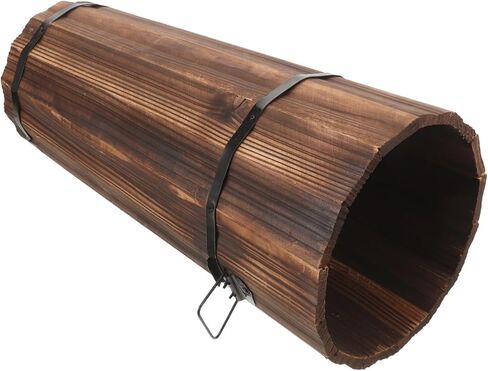 Luxshiny مظلة خشبية حامل مدخل مظلة ريفي حامل مظلة قائمة بذاتها دلو برميل رف قصب المشي العصي نوادي الغولف منظم زهرة مزهرية أرضية للشرفة in Kuwait