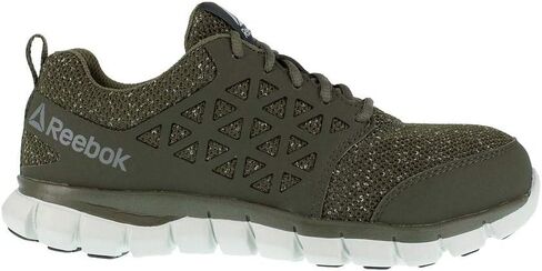 Reebok Women's Rb051 Sublite Cushion Safety Toe Athletic Work Shoe Olive Green Industrial & Construction in Saudi Arabia