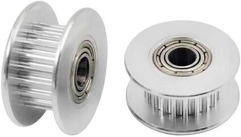5PCS GT2 Idler Pulley 5mm Bore, FBHDZVV Bearing 20 Teeth Aluminum 6mm Width Timing Belt Idler Pulley Wheel for 3D Printer 6mm Width Timing Belt in Saudi Arabia
