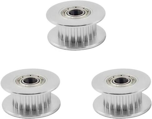 5PCS GT2 Idler Pulley 5mm Bore, FBHDZVV Bearing 20 Teeth Aluminum 6mm Width Timing Belt Idler Pulley Wheel for 3D Printer 6mm Width Timing Belt in Saudi Arabia