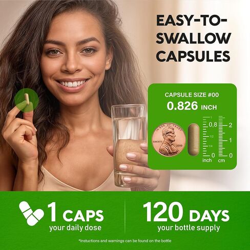 كبسولات مستخلص الشاي الأخضر 8000 ملجم - مكمل الشاي الأخضر 50% EGCG - مع حبوب القهوة الخضراء وخل التفاح وفيتامين C - إنتاج الطاقة ودعم التمثيل الغذائي - للرجال والنساء - 120 كبسولة in Kuwait