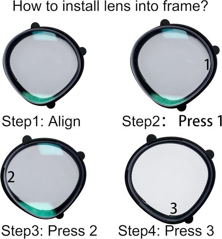 IOOIOO one Pair Lenses Frame(R and L) Without Lens for Other for Meta Quest 2 or Quest 3s Oculus VR Headset (Frame only) in Kuwait