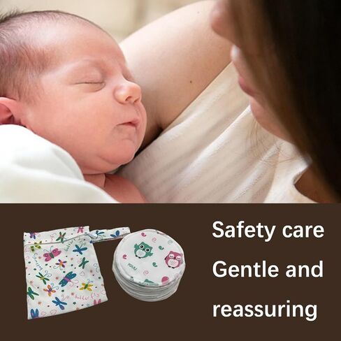 BEECO GIF2U منصات التمريض القابلة لإعادة الاستخدام 14 حزمة، وسادات الثدي قابلة للغسل أساسيات الرضاعة الطبيعية، يجب أن يمتلكها الأطفال حديثي الولادة للأولاد والبنات، أساسيات ما بعد الولادة للأم، فائقة النعومة والامتصاص in Kuwait