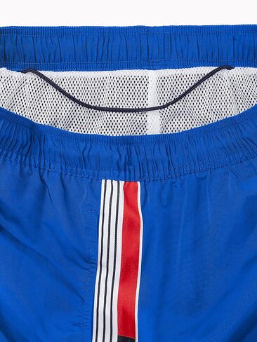Tommy Hilfiger Men's Standard Swim Trunks with Drawcord Closure, Greek Isle Blue in Saudi Arabia