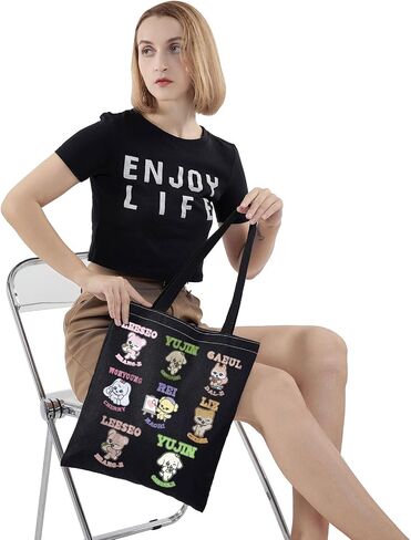 حقيبة كتف WZMPA Kpop IVE Member مجموعة كورية لمحبي Gaeul & Yujin & Rei & Wonyoung & Liz & Leeseo حقيبة كتف IVE Merch in Kuwait