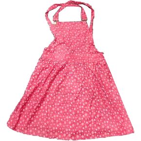 Allegra K Women's Printed Overall Adjustable Straps Suspender Mini Chambray Pinafore Dress