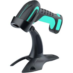 Tera Barcode Scanner Wireless 2D QR: Pro Version All New Battery Level Indicator 2500mAh Industrial Drop-Proof 1D 2D QR Bar Code Reader Works with Bluetooth 2.4G for Windows Mac Android iOS 8100Pro