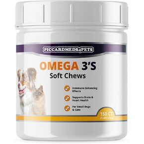 Skin and Coat Omega 3's Soft Chews Large Dogs 150 CT