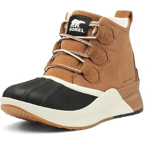 Sorel Women's Out N About lll Classic Waterproof Boots - Black, Sea Salt, White - Size 11