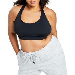 Women's Performance Plus Size Impact Sports Bra Black Size 2X
