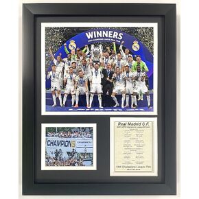 Real Madrid CF | 2021-2022 UEFA Champions League Winner | 12"x15" Framed Photo Collage