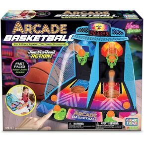 Game Zone Arcade Basketball - Fast-paced and Interactive Tabletop Multiplayer Game for Ages 6+ - Combines Skill & Hand-Eye Coordination - Perfect for Both Indoor and Outdoor Use