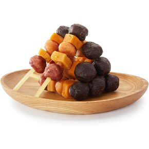 Jungle Calling Dog Treats, Six Flavor Dog Kabob with Cod, Rawhide Free Dog Chews, Made with Chicken, Duck, Beef, Sweet Potato and Pumpkin, Cod Sticks for Dogs