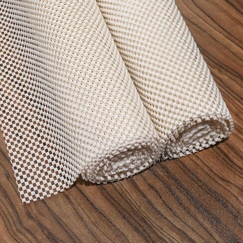 YU FENG Set of 2 Rug Gripper Non-Slip Pad 2x8 Feet Extra Strong Carpet Pad Gripper Non Slip Rug Pads for Hardwood Floors Non Slip Rug Underlay in Kuwait