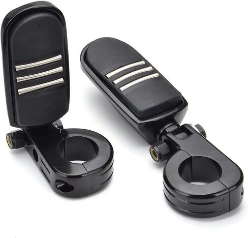 Motorcycle Highway Pegs, Crash Bar Highway Foot Pegs Footrest For Harley Touring Electra Street Glide Road King Sportster Kawasaki 1"(25mm), 1 1/4" (32mm), 1 1/3" (34mm) Engine Guard in Saudi Arabia