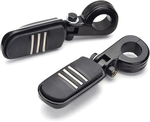 Motorcycle Highway Pegs, Crash Bar Highway Foot Pegs Footrest For Harley Touring Electra Street Glide Road King Sportster Kawasaki 1"(25mm), 1 1/4" (32mm), 1 1/3" (34mm) Engine Guard in Saudi Arabia