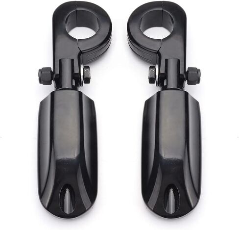 Motorcycle Highway Pegs, Crash Bar Highway Foot Pegs Footrest For Harley Touring Electra Street Glide Road King Sportster Kawasaki 1"(25mm), 1 1/4" (32mm), 1 1/3" (34mm) Engine Guard in Saudi Arabia