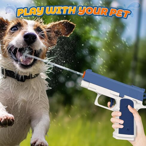 2 حزمة من مسدسات المياه للأطفال - مسدس مياه قاذف مياه معتاد على الثمالة ألعاب مسدس مياه للأطفال الصغار الأولاد والبنات، هدايا صيفية مثالية لحمام السباحة والشاطئ وحفلات الرماية في الهواء الطلق لعبة قتال المياه in Kuwait