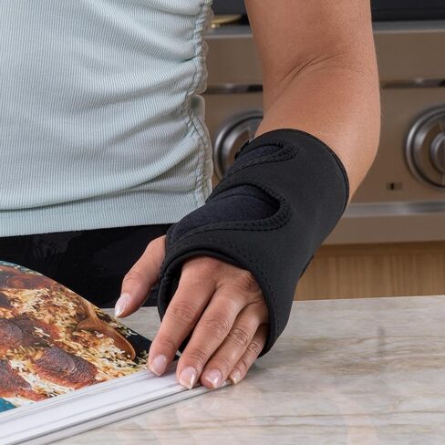 ComfyBrace 2 PACK Nighttime Pain Relief Wrist Brace for Carpal Tunnel, Tendonitis, Arthritis | Fits & Soothes Aches in Both Hands | Palm Cushion Beads for Hot Spots | Breathable Fabric | Right and left hand brace and wrist support for sleeping, tendonitis in Kuwait