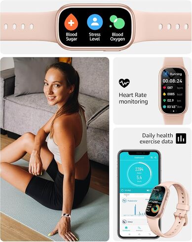 Fitness Tracker (Answer/Dial Call), Smart Watch with 1.47" HD Touch Display, 130+ Sport Modes Activity Tracker with Sleep Monitor, IP68 Waterproof Tracker for Android&iPhone Women Men in Saudi Arabia