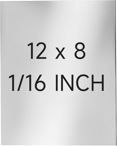 304 Stainless Steel Sheet - 2PCS 6" X 6" X 1/8" Thin Stainless Steel Plate 1/8 Inch Thickness with Protective Film Metal Sheets Shim Stock for Kitchen DIY Crafting (152 x 152 x 3 mm) in Saudi Arabia