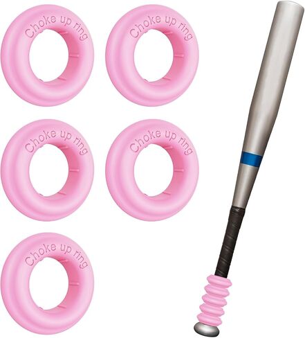 5 Packs Baseball Bat Grip Choke Up Rings Choke Ring Baseball Softball Teeball Tball Bat Choke Up Ring Bat Knob Baseball Bat Accessories in Saudi Arabia