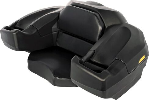 صندوق تخزين خلفي ومقعد أسود من Boar Camco UTV/ATV | تتميز بمساحة تخزين تزيد عن 7 أقدام مكعبة ومزالج قابلة للتعديل | يشتمل على قفل من الفولاذ المقاوم للصدأ مع مفاتيح | متوافق مع معظم الرفوف الأنبوبية (66010) in Kuwait