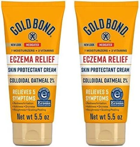 Gold Bond Medicated Eczema Relief Skin Protectant Cream, 5.5 oz., With 2% Colloidal Oatmeal in Saudi Arabia