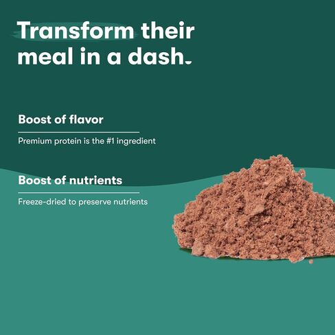 Jinx Meal Topper/Mix-in - Dog Food Topper Made with Freeze-Dried Cage-Free Chicken, Limited Ingredients, Premium Protein - for Puppies, Adults, and Seniors, 3 oz Bags, 6-Pack - Chicken in Saudi Arabia