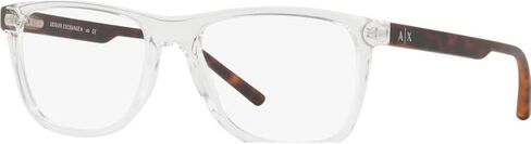 Armani Exchange Men's Ax3048f Low Bridge Fit Rectangular Prescription Eyeglass Frames in Saudi Arabia