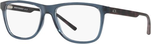Armani Exchange Men's Ax3048f Low Bridge Fit Rectangular Prescription Eyeglass Frames in Saudi Arabia