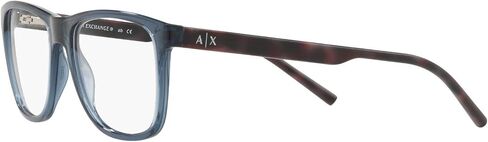 Armani Exchange Men's Ax3048f Low Bridge Fit Rectangular Prescription Eyeglass Frames in Saudi Arabia